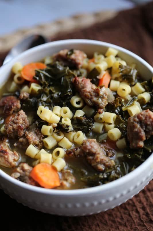 Crock Pot Italian Sausage Wedding Soup Recipe