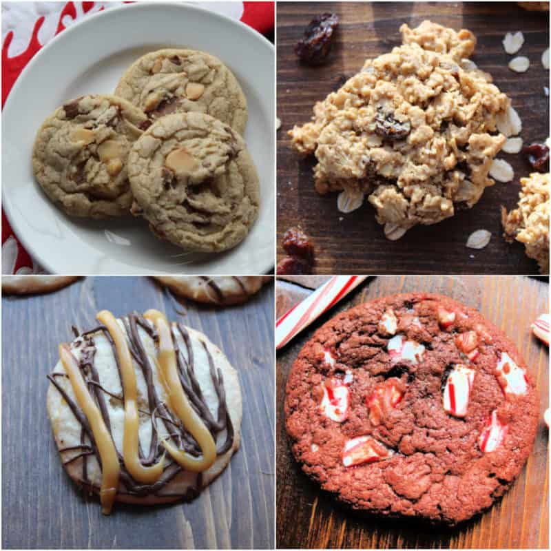 Collage of Easy Cookie Recipe photos