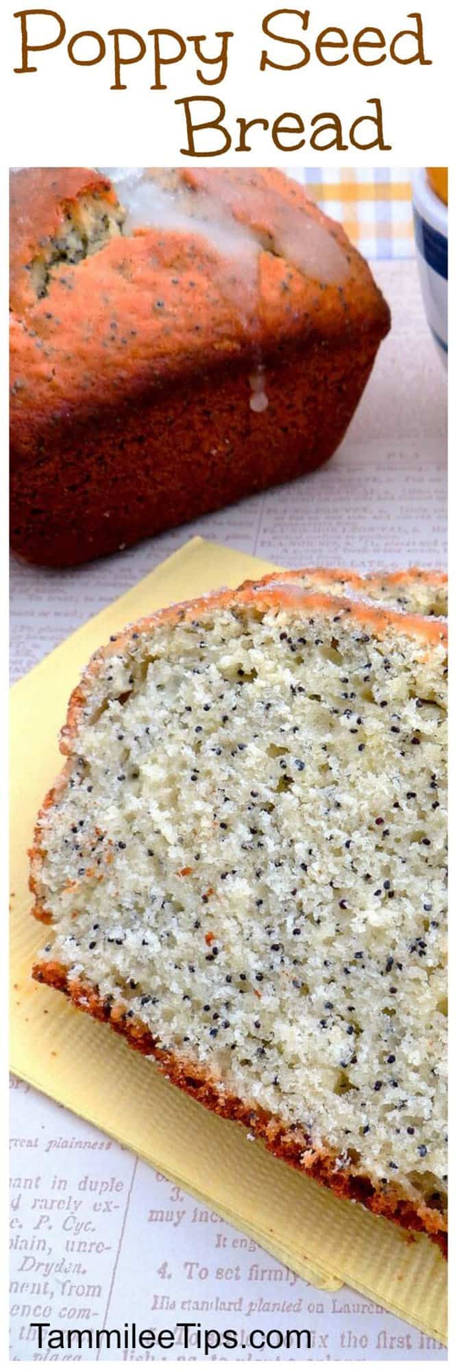 Lemon Almond Poppy Seed Bread Recipe Tammilee Tips