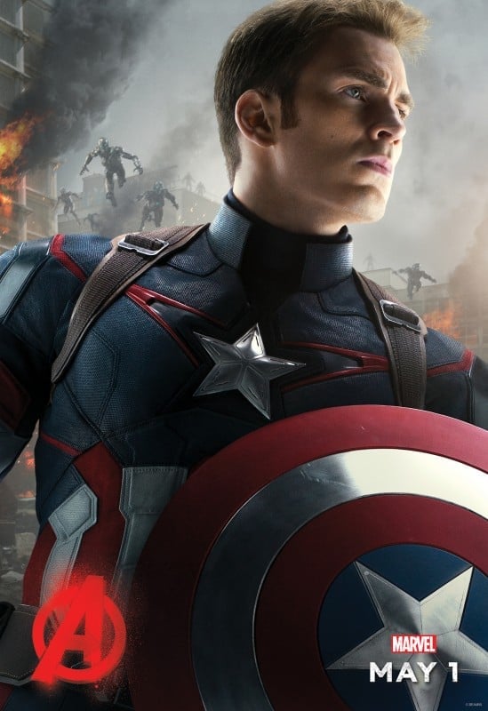 Avengers Age of Ultron Movie Poster Captain America