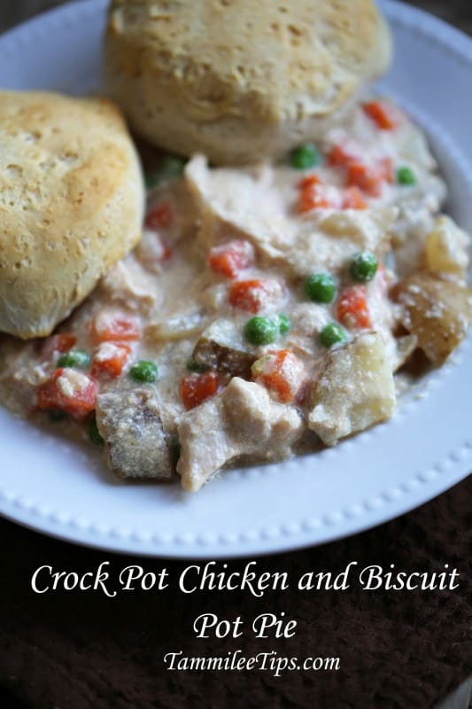 Crock Pot Chicken and Biscuit Pot Pie Recipe