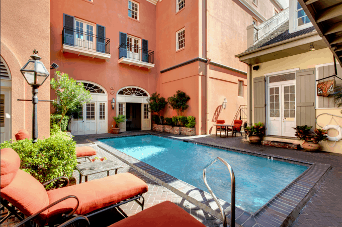 Dauphine Hotel Salt Water Pool New Orleans