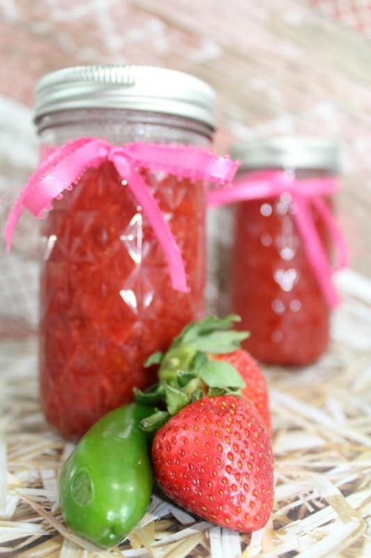 Easy Homemade Strawberry Chipotle Jam Recipe great for Canning!