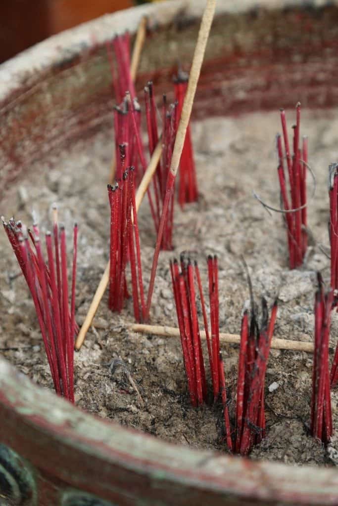 Chaing Khan Thailand temple incense