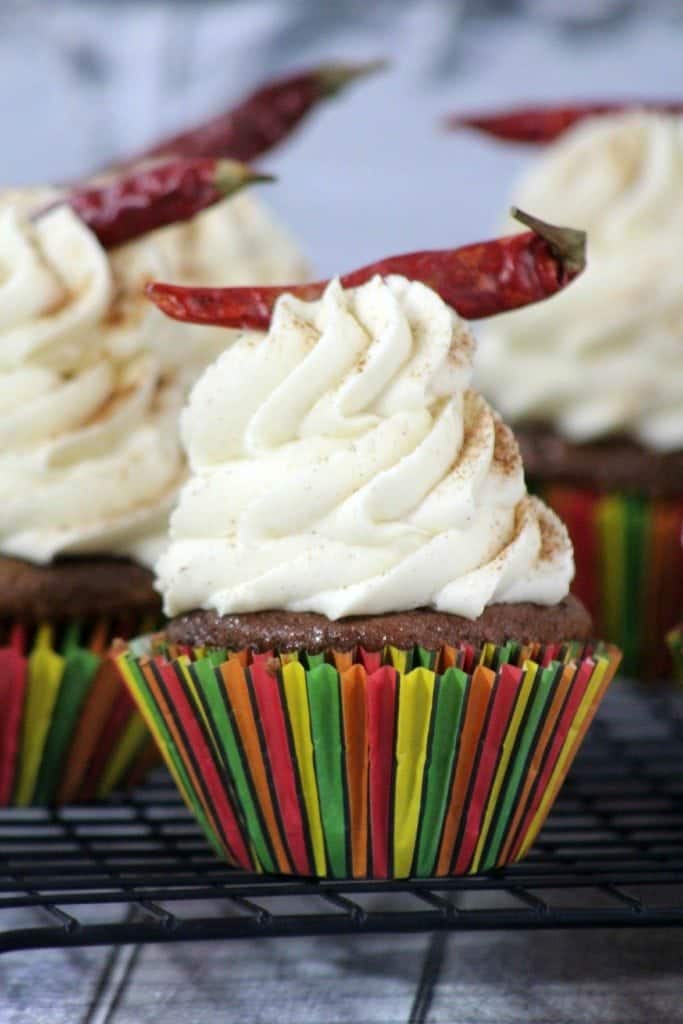 Easy Homemade Mexican Chocolate Cupcakes Recipe