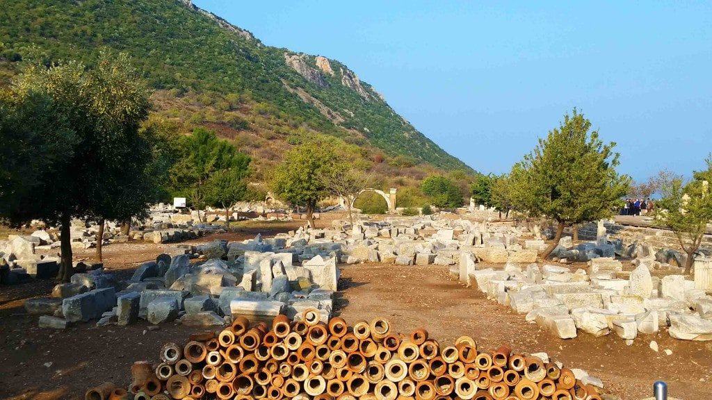 Blog pipes for plumbing in Ephesus Turkey