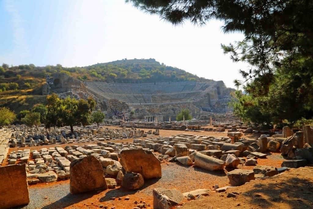 view before leaving Ephesus Turkey