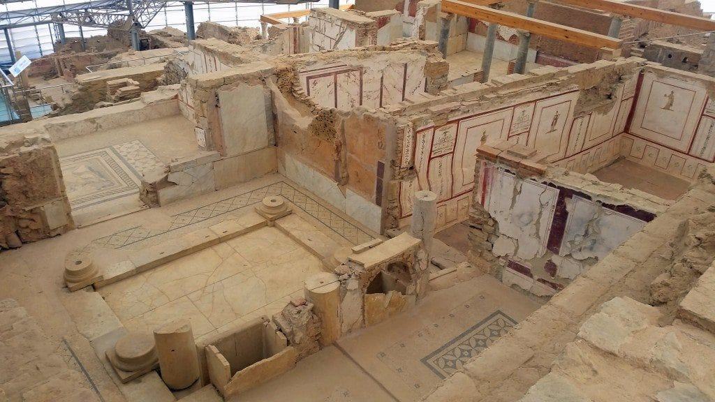 Looking down inside Terra Cotta Houses