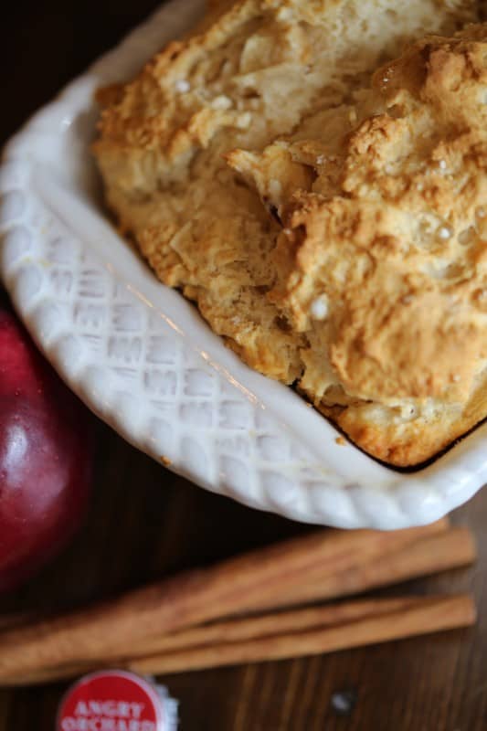 3 Ingredient Apple Cinnamon Beer Bread Recipe