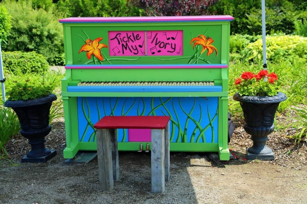 Piano at Kingsbrae Gardens