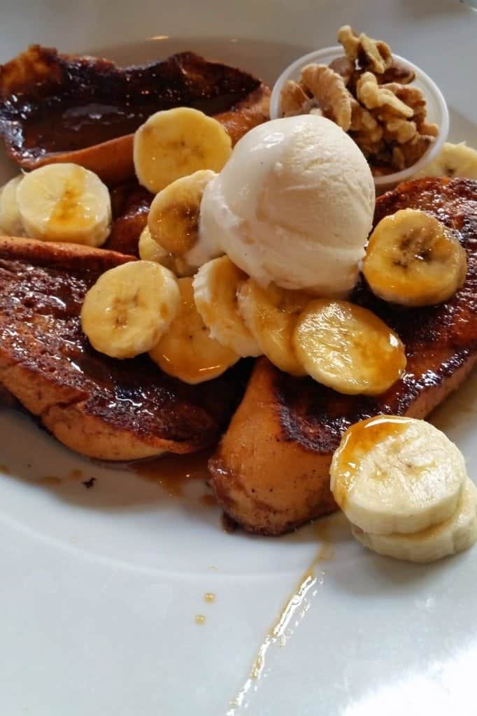 Bananas Foster French Toast Stanley Resteraunt New Orleans