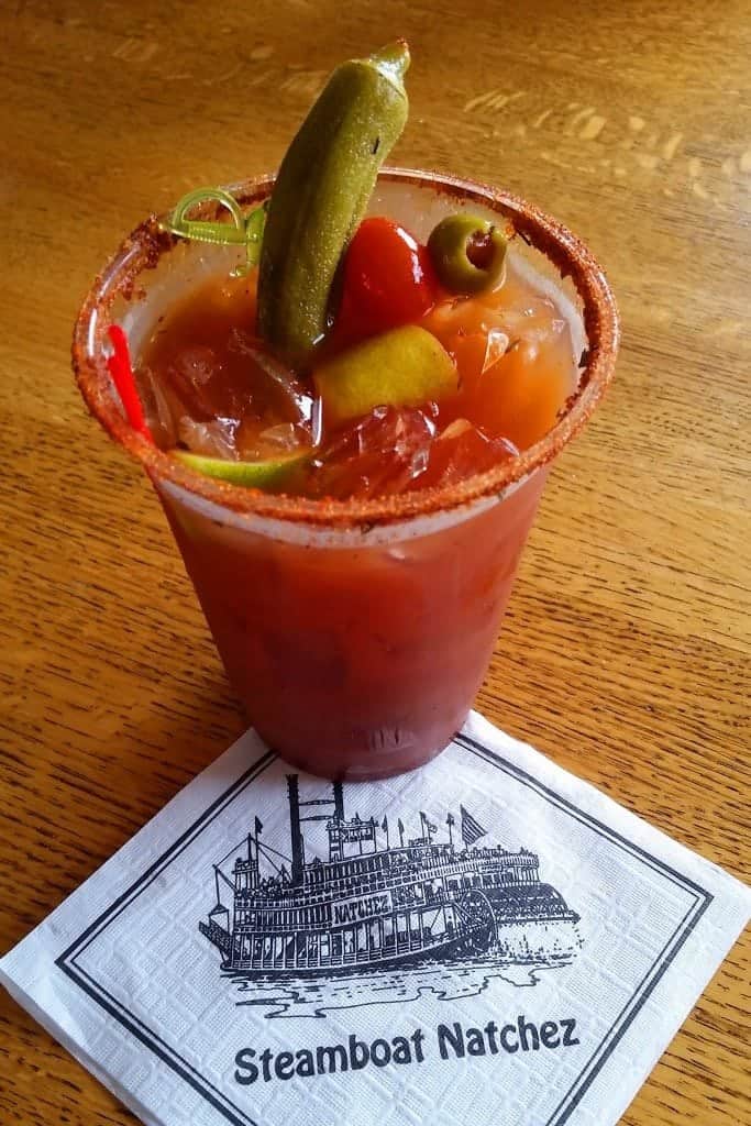 Bloody Mary on the Steamboat Natchez New Orleans