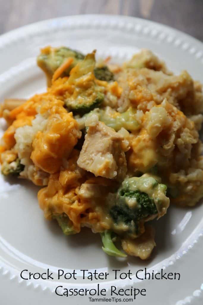 Crock Pot Tater Tot Chicken Casserole Recipe