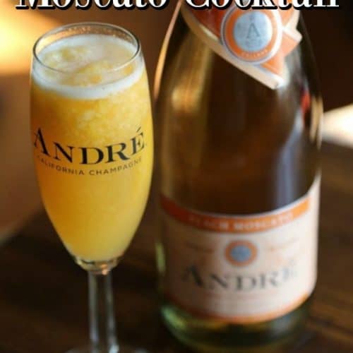 Delicious Frosty Peach Moscato Cocktail Recipe! Tammilee Tips