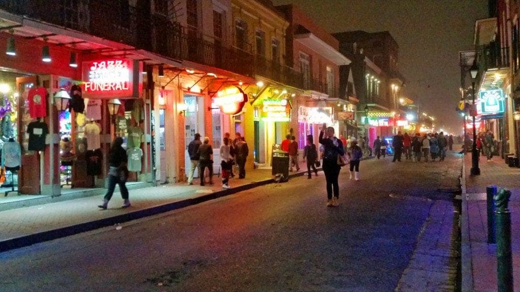 New Orleans at night