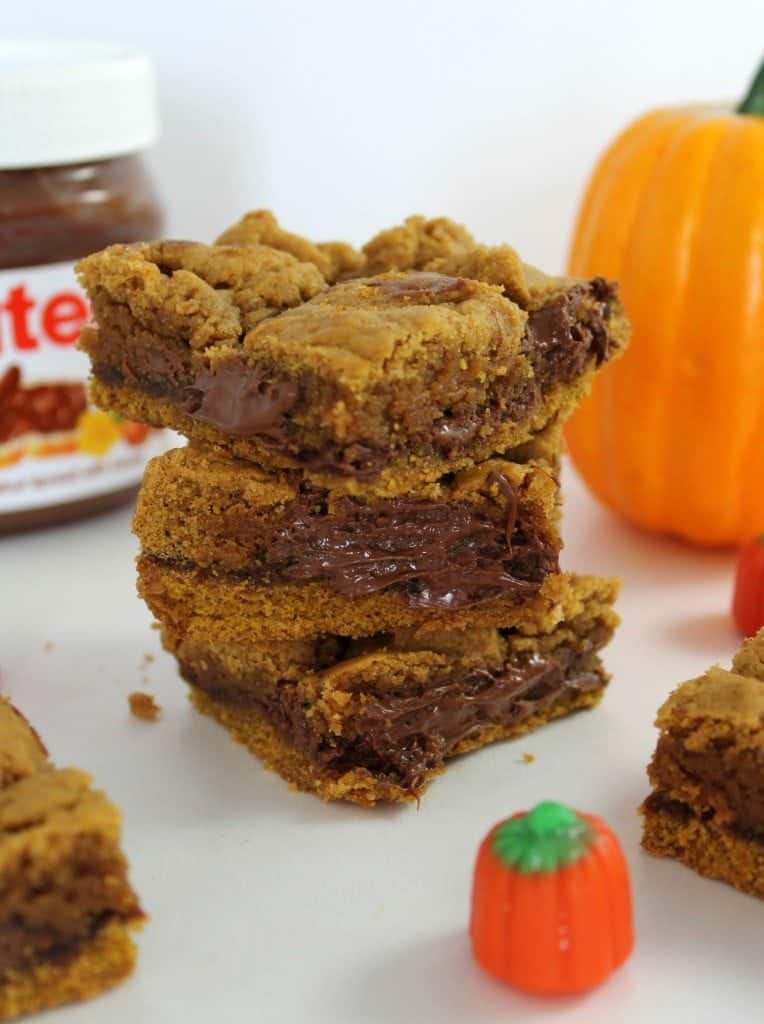 Pumpkin Nutella Bars Recipe