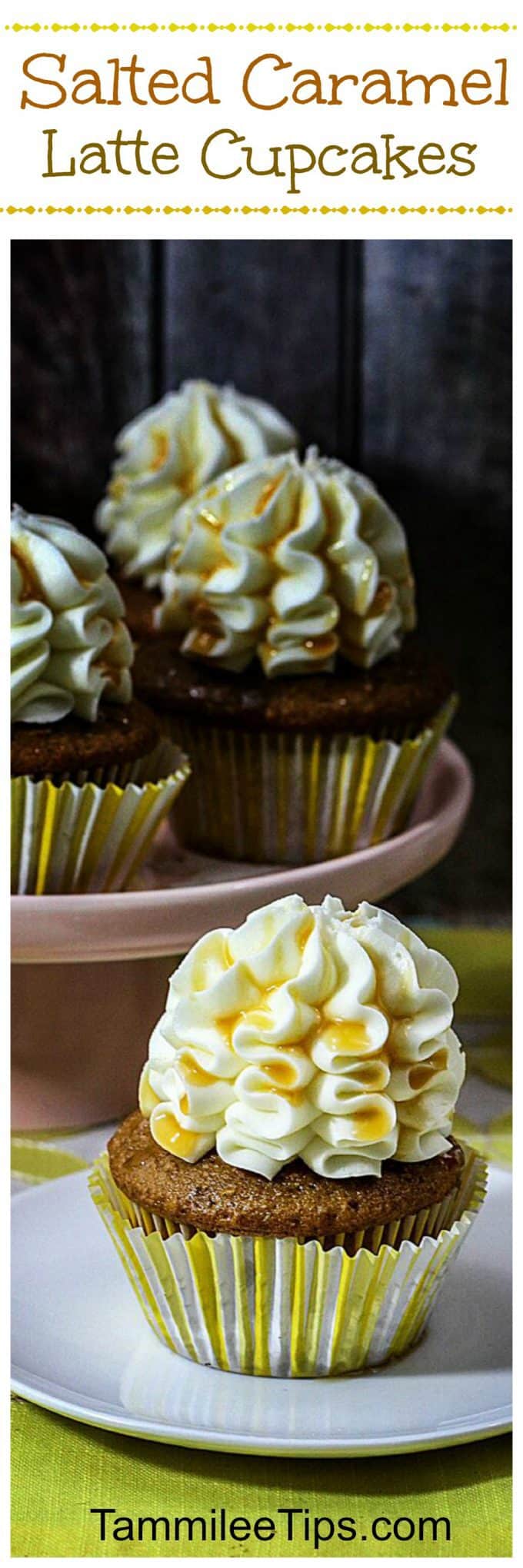 Salted Caramel Latte Cupcake Recipe Tammilee Tips
