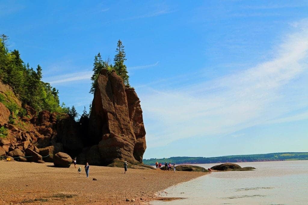 Visiting Hopewell Rocks in New Brunswick Canada