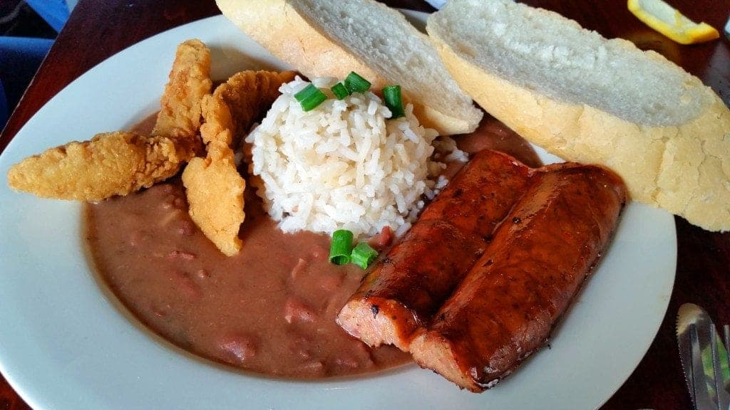 red beans and rice Charters House New Orleans