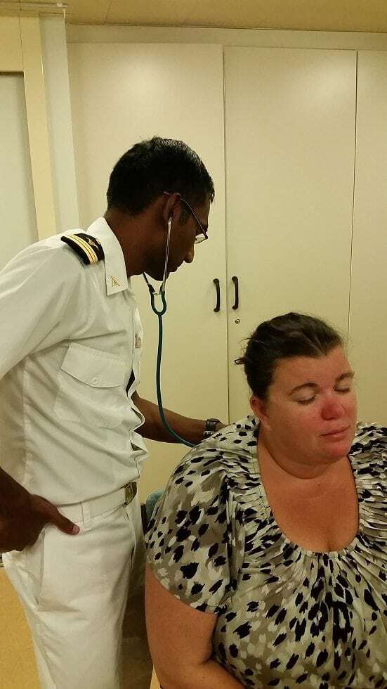 Amazing care from the Medical Center on the Carnival Conquest 3