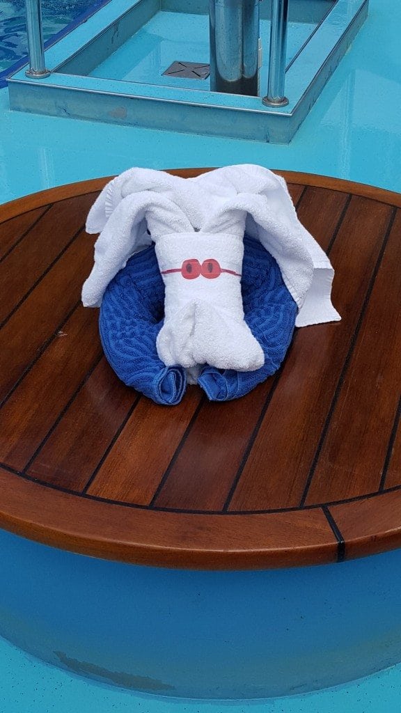 Carnival Conquest Towel Animal