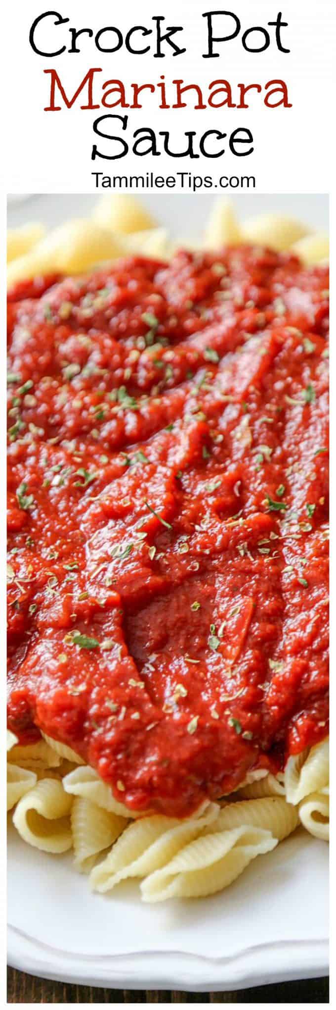 Crock Pot Marinara Sauce Recipe