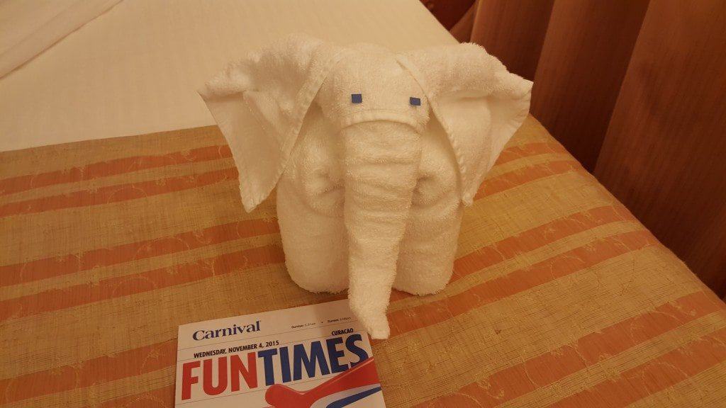 carnival towel elephant