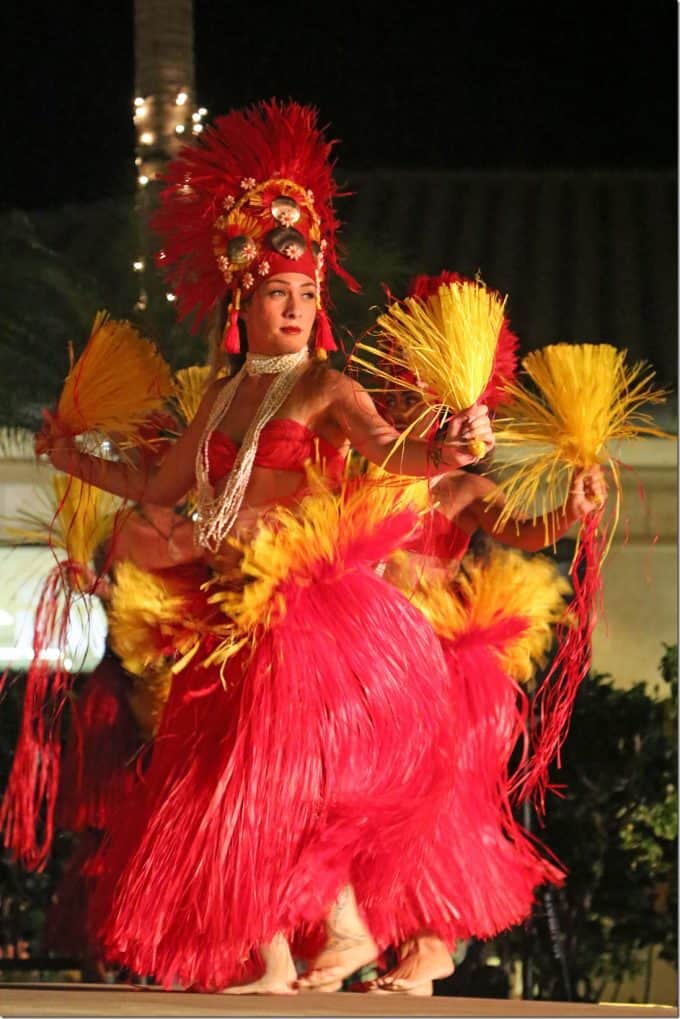 free hula show at Mauna Lanai Big Island Hawaii