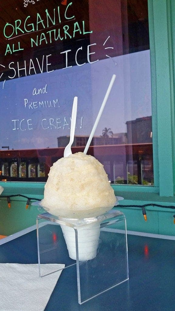 Organic Shave Ice in Kona Hawaii