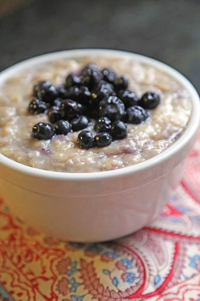 Slow Cooker Crock Pot Blueberry Oatmeal Recipe Tammilee Tips