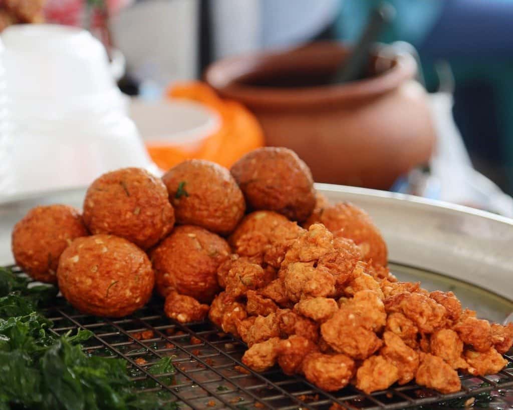 food at Sunday Market