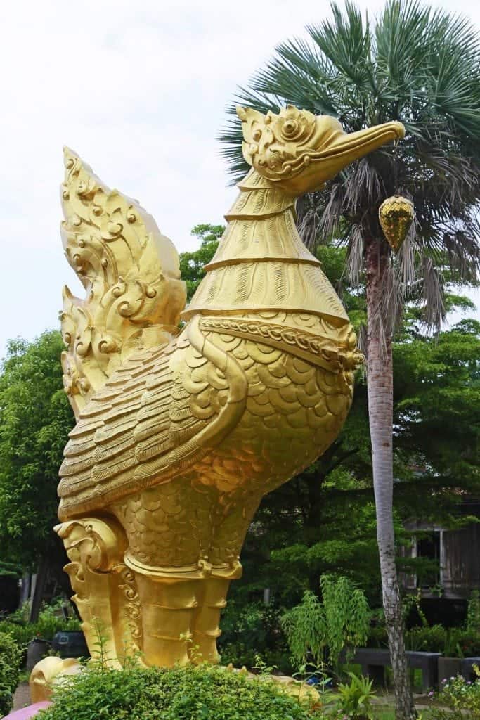 golden chicken at Sunday Market Thailand