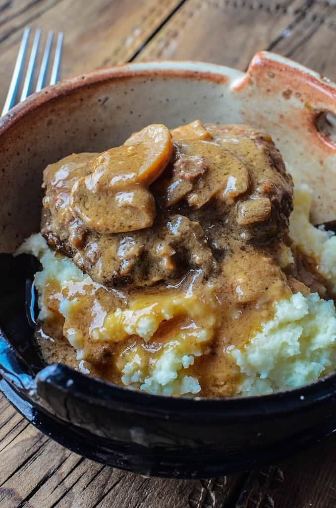 Crock Pot Salisbury Steak Recipe - Tammilee Tips