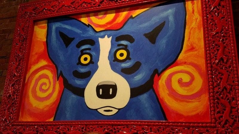 Blue Dog painting 