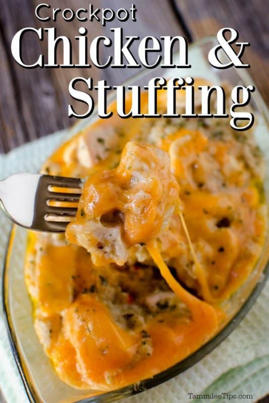 Slow Cooker Sunday - Chicken Stuffing Casserole - Tammilee Tips