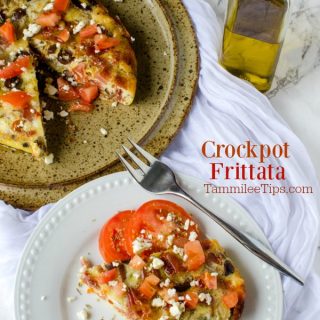 Crockpot Greek Egg Frittata