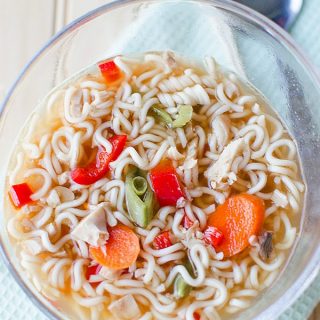 Slow Cooker Chicken Ramen Soup Recipe