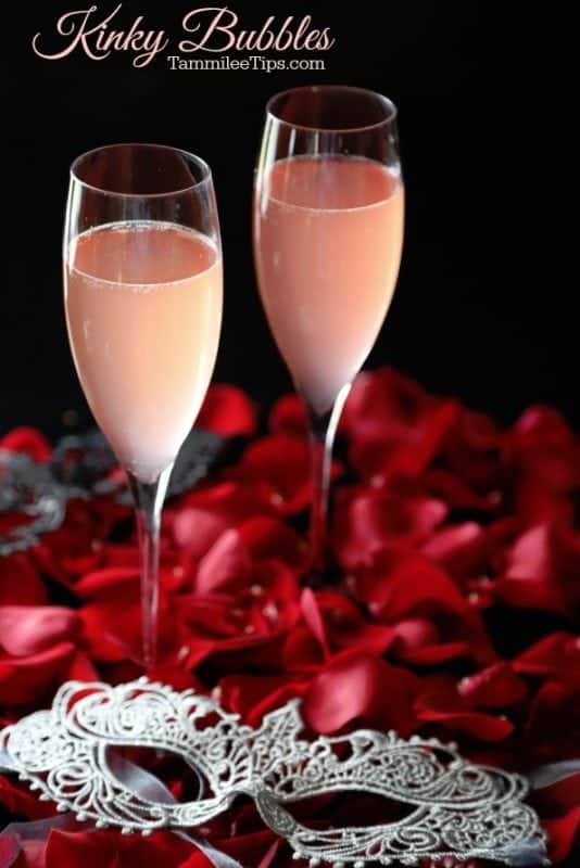Plan A Girls Night In with this Kinky Bubbles Cocktail Recipe