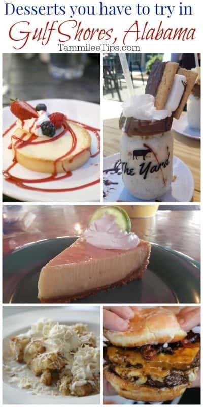 Desserts you have to try at Restaurants in Gulf Shores Alabama! Including LuLus's Key Lime Pie, The Yard Shakes and more! #GulfShores #alabama Travel
