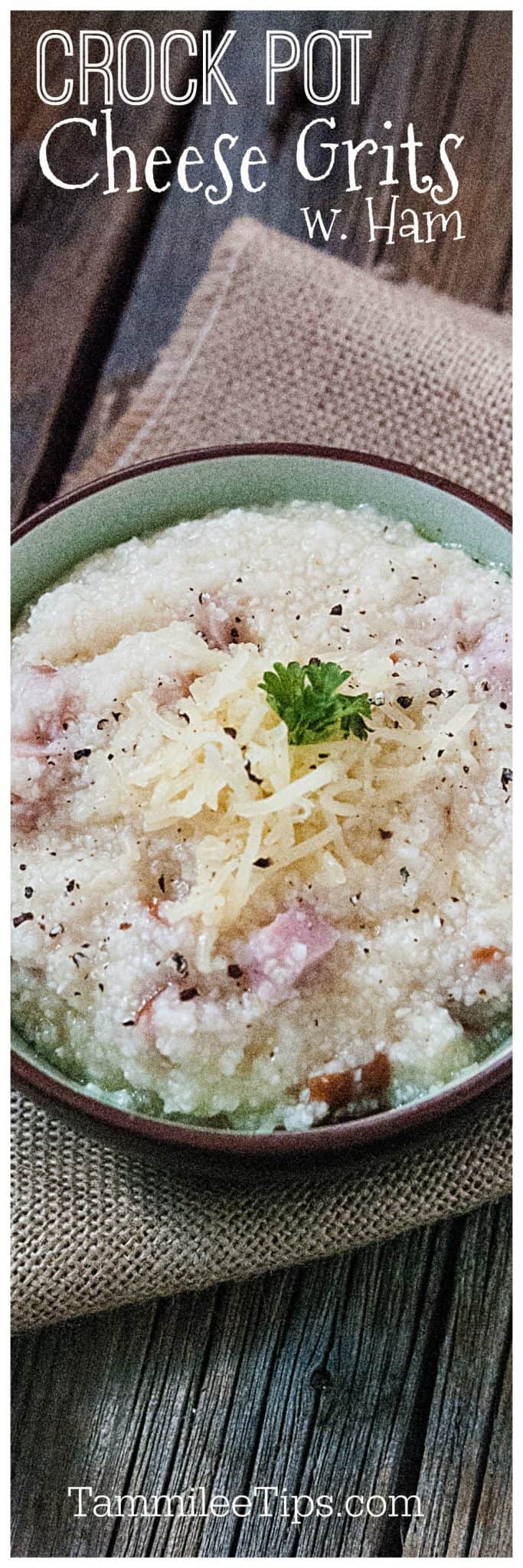 Slow Cooker Crock Pot Ham and Cheese Grits Recipe Tammilee Tips