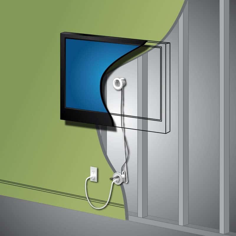 Hide your TV cords with the Legrand in wall power kit from Best Buy! -  Tammilee Tips