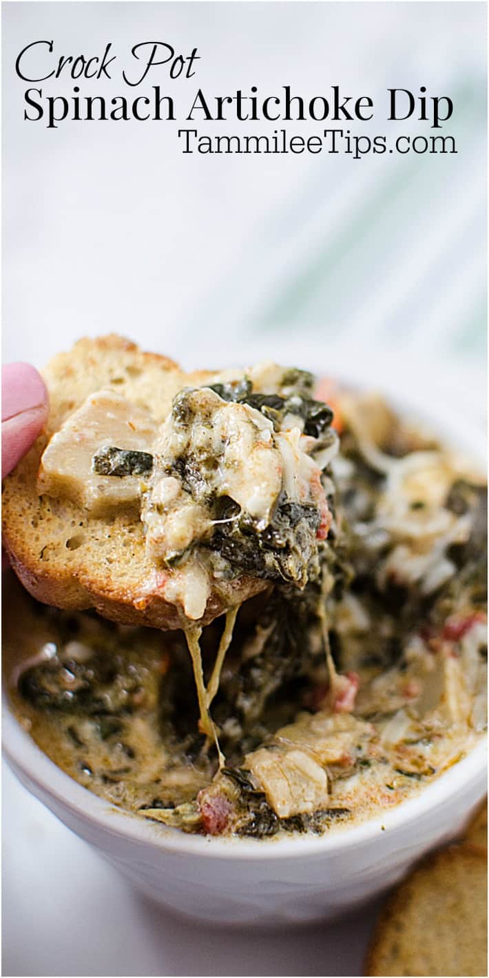 Slow Cooker Crock Pot Spinach Artichoke Dip with Sun-dried ...