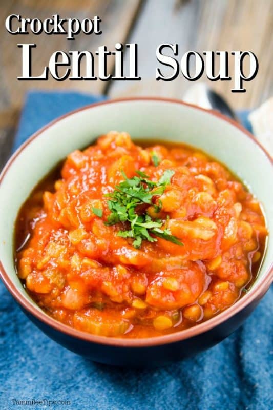 Crock-Pot Lentil Soup Recipe