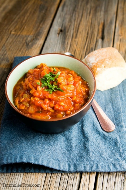 Crock Pot Slow Cooker Vegan Lentil Soup Recipe Tammilee Tips