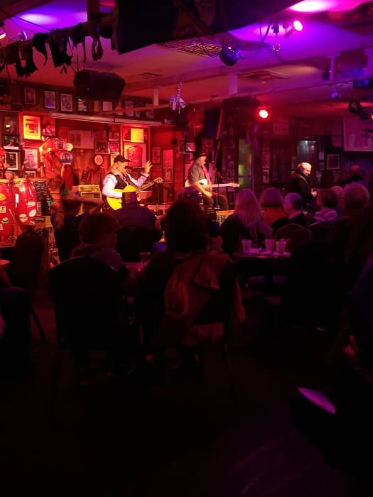 Band playing at The Flora Bama