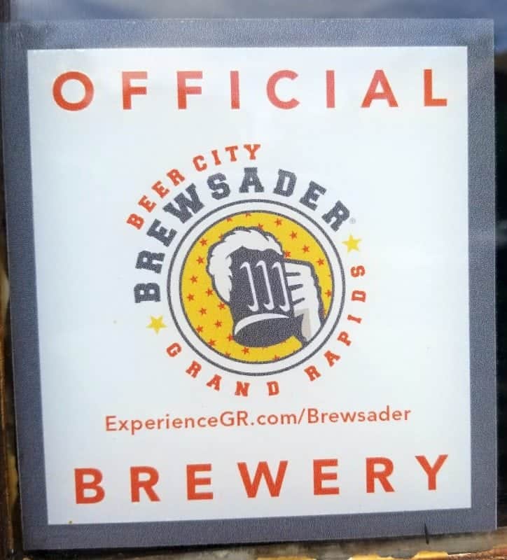 beer city brewsader brewery sign