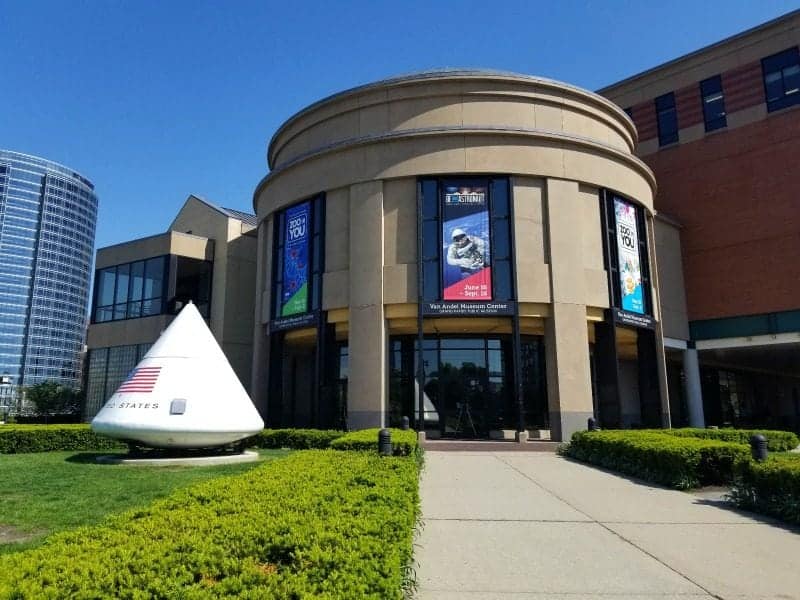 Entrance to the science museum
