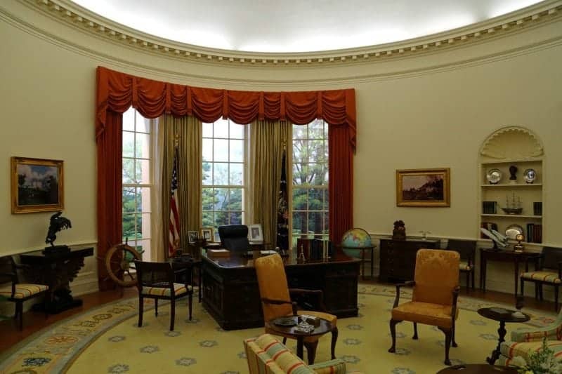 replica of Gerald Fords oval office