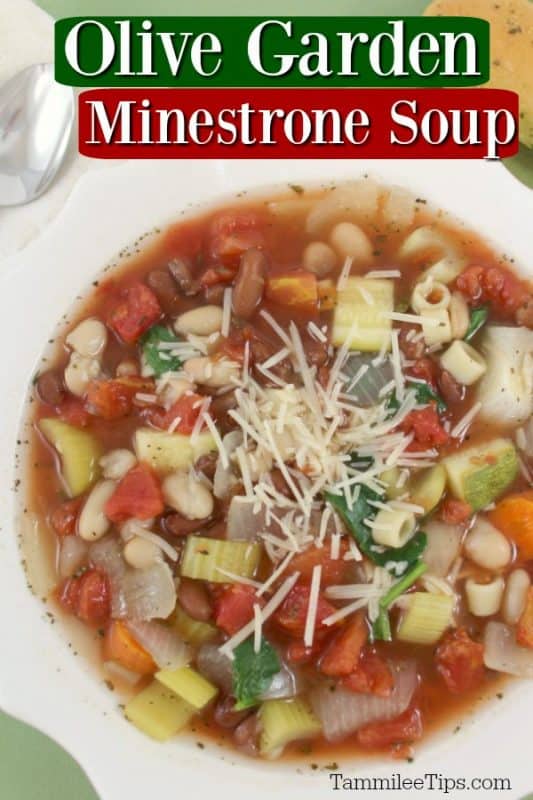 Crock Pot Copy Cat Olive Garden Minestrone Soup Recipe