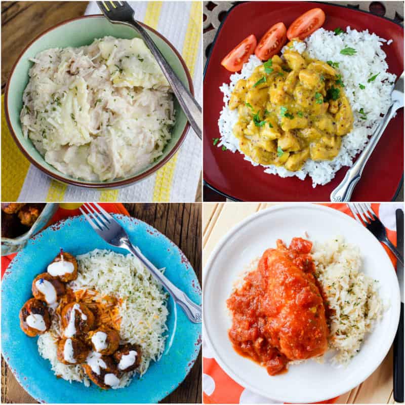 Collage of Crockpot Chicken Recipe Photos